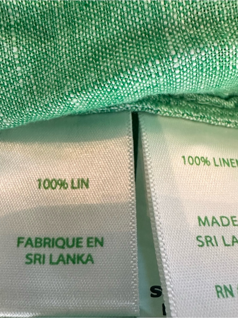 Lilly Pulitzer Sea View Linen Button Down Shirt Green Size Small - Picture 11 of 16